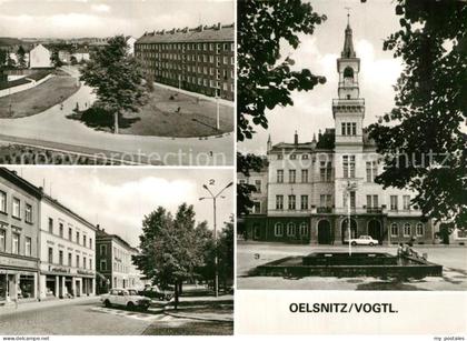 Oelsnitz Vogtland Neubauten Ernst Thaelmann Platz Rathaus