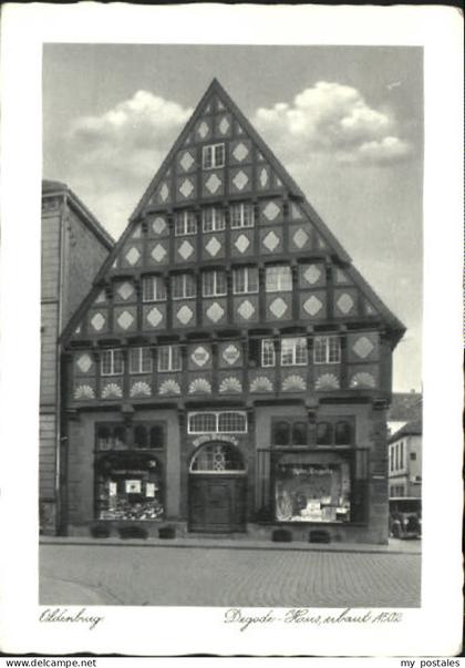 Oldenburg Niedersachsen Oldenburg Degode Haus ungelaufen ca. 1930