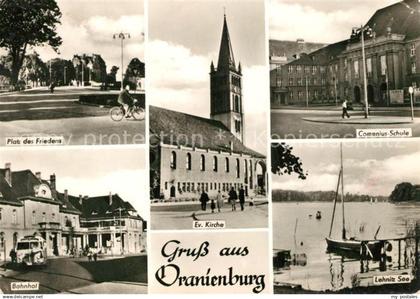 Oranienburg Bahnhof Platz des Friedens Kirche Lehnitz See
