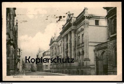 ALTE POSTKARTE OSNABRÜCK WITTEKIND-STRASSE WITTEKINDSTRASSE VILLEN VILLA postcard Ansichtskarte cpa AK