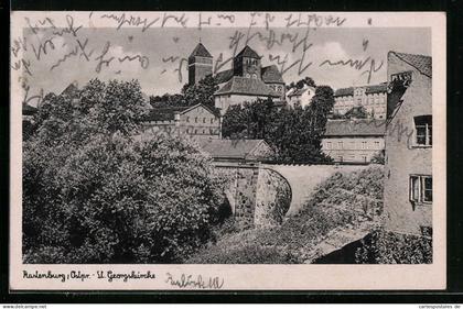 AK Rastenburg /Ostpr., St. Georgskirche