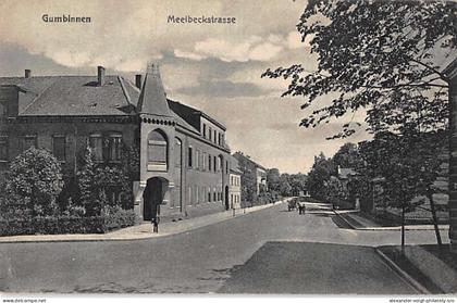 Gumbinnen (Gumbinė, Gussew, Kaliningrad) - Meelbeckstrasse, 1916. Felpostkart...