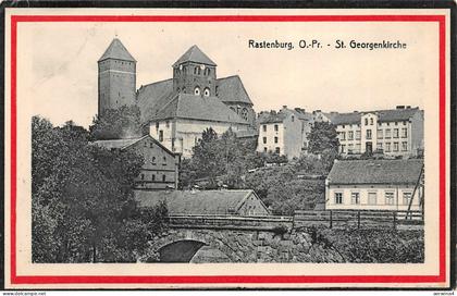 Saint Georgenkirche in Rastenburg Ostpreußen Postkarte AK 1915