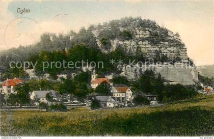 Oybin Sachsen mit Berg Oybin