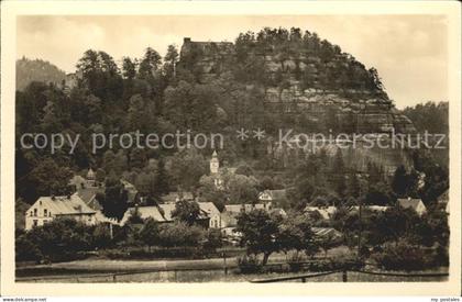 Oybin Teilansicht mit Berg Oybin