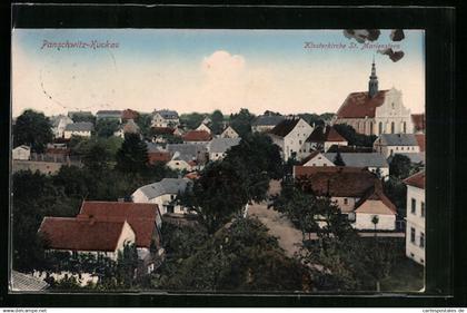 AK Panschwitz-Kuckau, Ortsansicht mit Klosterkirche St. Mariensten