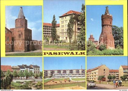 Pasewalk Mecklenburg Vorpommern Muehlentor Kreiskrankenhaus Mauerturm Kiek in de