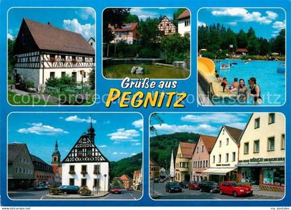 Pegnitz Muehle Schwimmbad Rathausplatz Strassenpartie