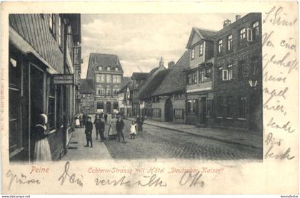 Peine - Echtern-Strasse mit Hotel Deutscher Kaiser