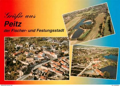 Peitz Stadtbild Badesee Garkoschke Peitzer Teichlandschaft Fliegeraufnahmen