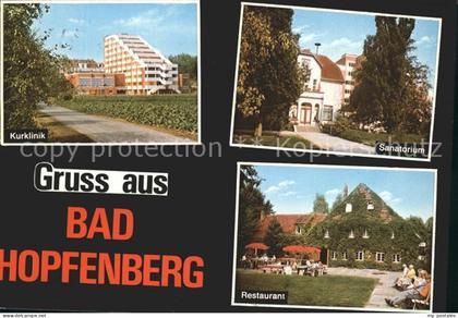 Petershagen Weser Kurklinik Bad Hopfenberg Sanatorium Restaurant