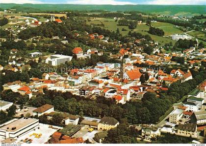 Altersham Pfarrkirchen Kirchturm Altstadt Stadtpanorama Rottal Niederbayern Erho
