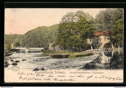 AK Pöhl / Vogtl., Rentzschmühle i. Elsterthale