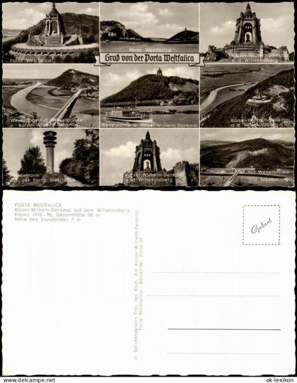 Porta Westfalica Kaiser-Wilhelm-Denkmal - Porta Westfalica - MB 1963