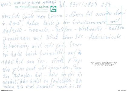 Neu Fahrland Heinrich Heine Klinik Fliegeraufnahme Freiterrasse Hallenbad