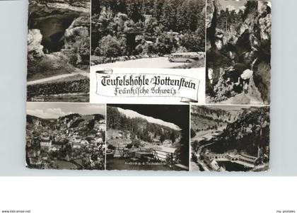 Pottenstein Oberfranken Pottenstein Fraenkische Schweiz Teufelshoehle x