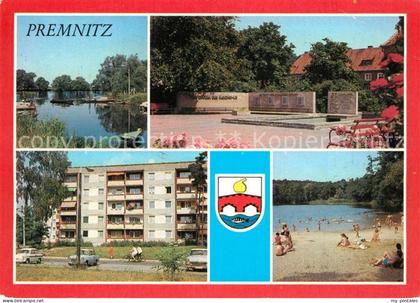 Premnitz Bootshafen Ernst Thaelmann Platz OdF Gedenkstaette Freibad