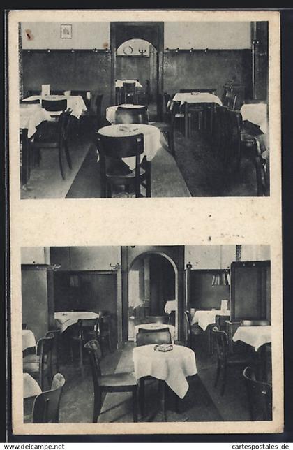 AK Berlin-Prenzlauer Berg, Café Goldammer, Innenansichten, Stargader Strasse 19