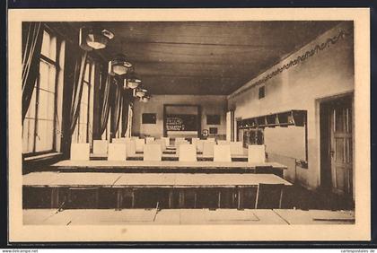 AK Berlin-Prenzlauer Berg, Königstädtisches Lyzeum, Greifswalderstrasse 24, Speisesaal