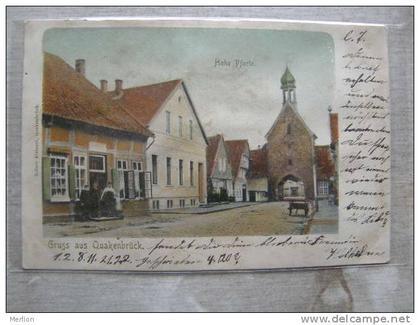 Grüss aus Quakenbrück   - ca 1902  litho   D90943