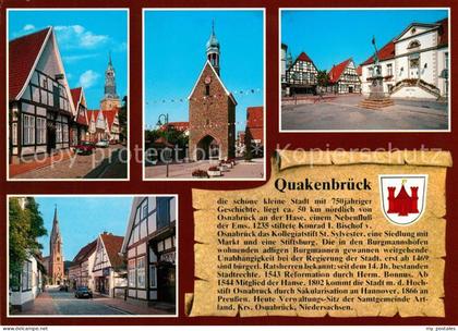 Quakenbrueck Gr Kirchstrasse St Sylvesterkirche Hohe Pforte Rathaus St Marienkir