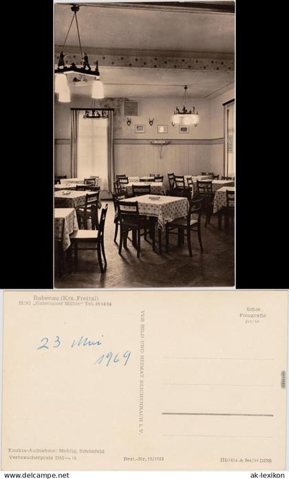 Rabenau HOG Rabenauer Mühle Ansichtskarte b Freital Dresden 1959