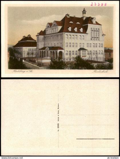 Ansichtskarte Radeberg Realschule 1925