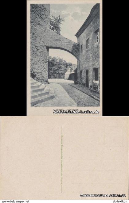 Ansichtskarte Radeberg Schloßhof 1927