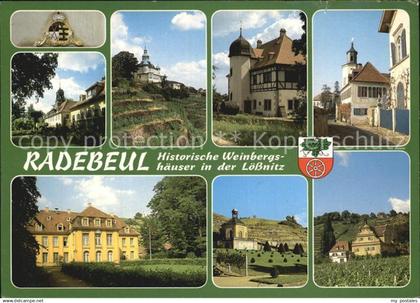 Radebeul Weinbergshaeuser in der Loessnitz
