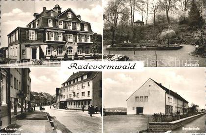 Radevormwald Rathaus Stadtpark Kaiserstr Berufsschule