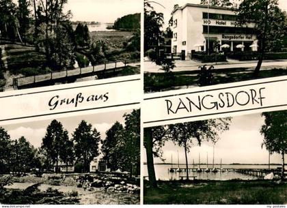 Rangsdorf Teilansichten Bootshafen HO Hotel Rangsdorfer Hof