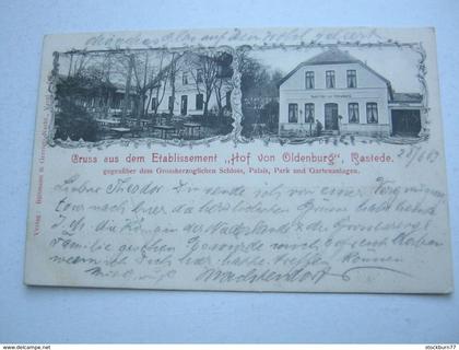Ansichtskarte aus  RASTEDE  1903