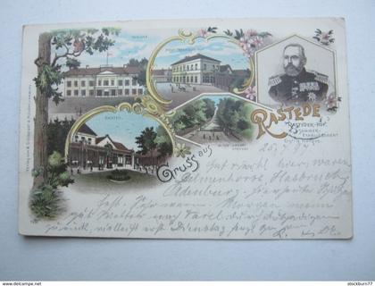RASTEDE , Seltene Karte um 1897