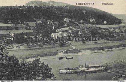 Oberrathen Ober-Rathen Rathen Saechsische Schweiz Elbepartie