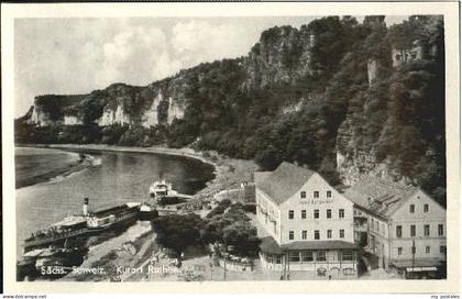 Rathen Saechsische Schweiz Rathen Dampfer