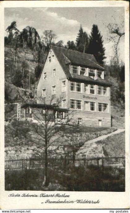 Rathen Saechsische Schweiz Rathen Fremdenheim x 1956