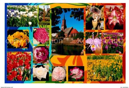 Rathenow Kirche Blumen