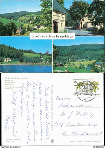 Rechenberg-Bienenmühle Schwimmbad Holzhau Haus des Handwerks g1977