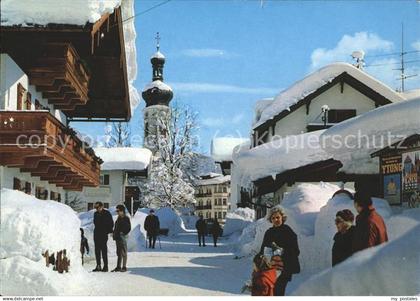 Reit Winkl Strassenpartie im Winter