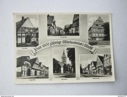 Rheda-Wiedenbrück , 1000 Jahrfeier  ,  schöne Karte  um 1960
