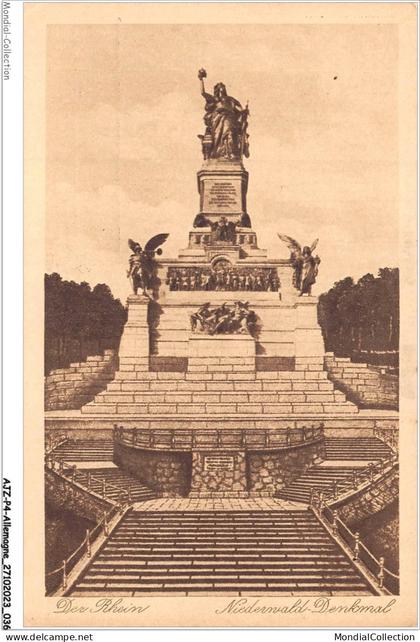 AJZP4-0341-ALLEMAGNE - Der RHEIN - niedernvald-denkmal