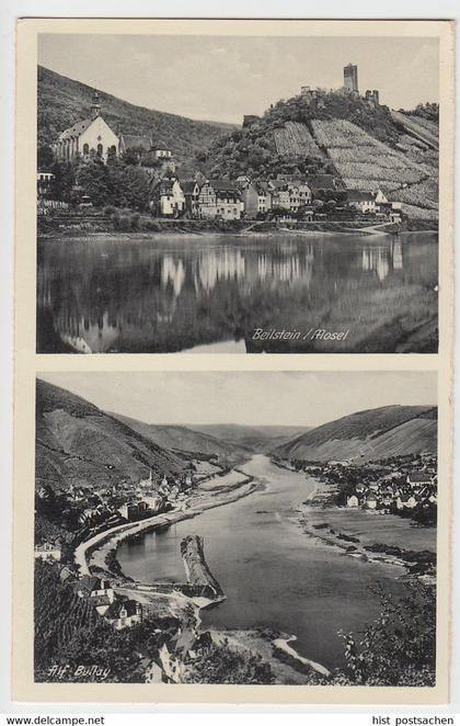 (95818) AK Beilstein u. Alf-Bullay, aus Leporello, vor 1945