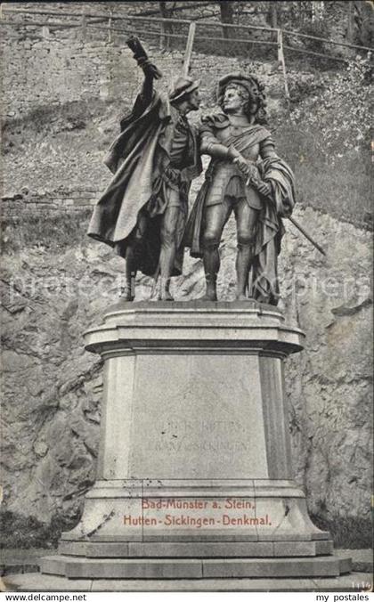 Bad Muenster Stein Ebernburg Hutten-Sickingen-Denkmal