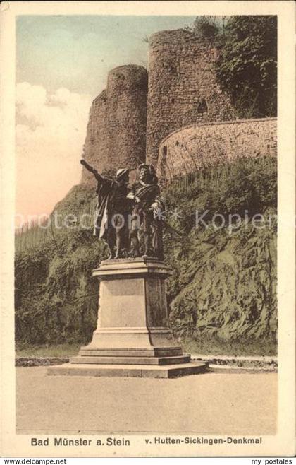 Bad Muenster Stein Ebernburg Hutten-Sickingen-Denkmal