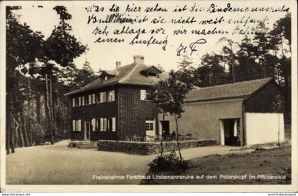 CPA Freinsheim, Forsthaus Lindemannsruhe auf dem Peterskopf, Pfälzerwald