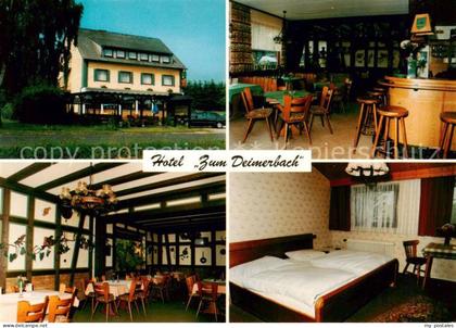 Roth Rhein-Hunsrueck-Kreis Hotel Zum Deimerbach Gaststube Bar Zimmer