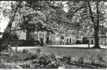 Schloss Schaumburg Balduinstein Rinteln Schloss Schaumburg ungelaufen ca. 1955