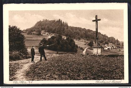 AK Ebersberg / Rhön, Ortspartie am Neuwart