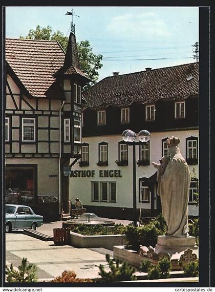 AK Hilders /Rhön, Gathof Engel mit Standbild