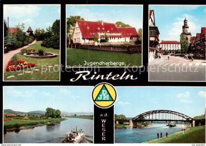 Rinteln Weser Jugendherberge Rinteln Hauptstrasse Weserpartien